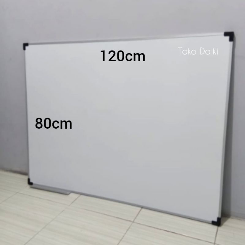 

white board 80 x 120 cm papan tulis murah HPL