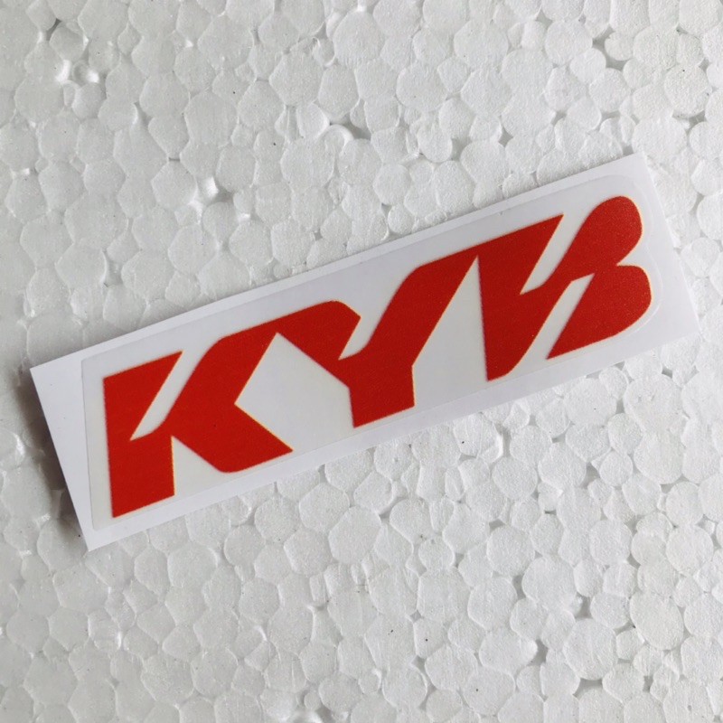 

Sticker KYB Transparan UV Min order 20k