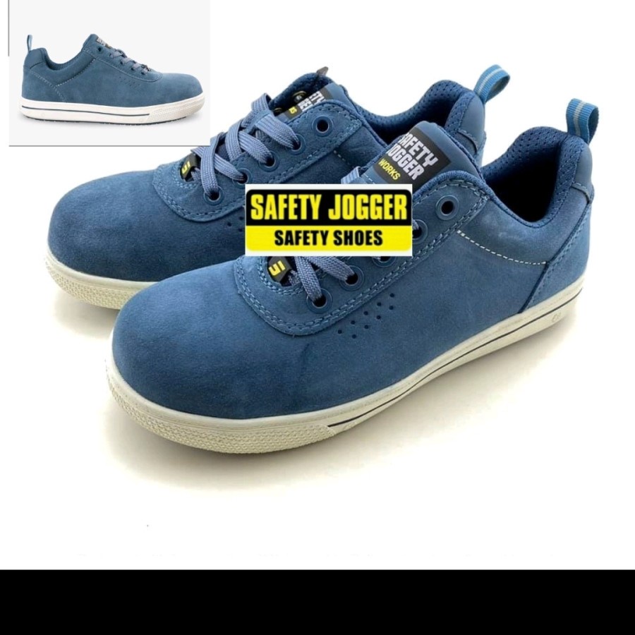 Jual SEPATU SAFETY JOGGER OBELIX BLUE S3 SRC ESD Shopee Indonesia