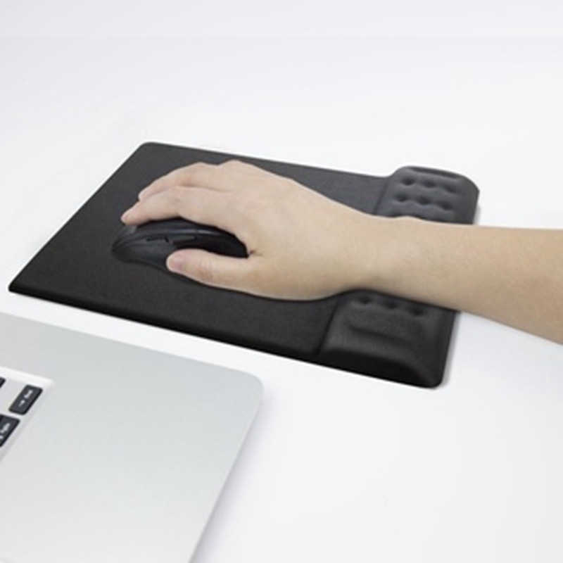 Set Mouse Pad Gaming Dengan Bantalan Pergelangan Tangan Bahan Memory Foam Anti Slip