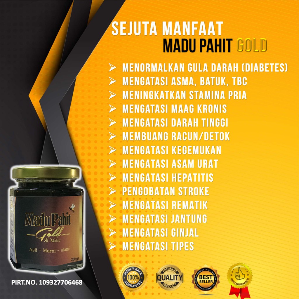 DIET SLIMMING DETOK MADU HITAM PAHIT HUTAN