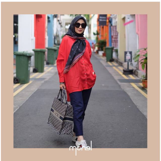 Rockstud blouse by monel boutique