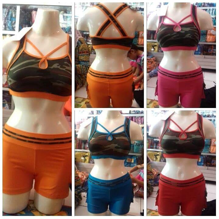 Baju senam ab htp loreng