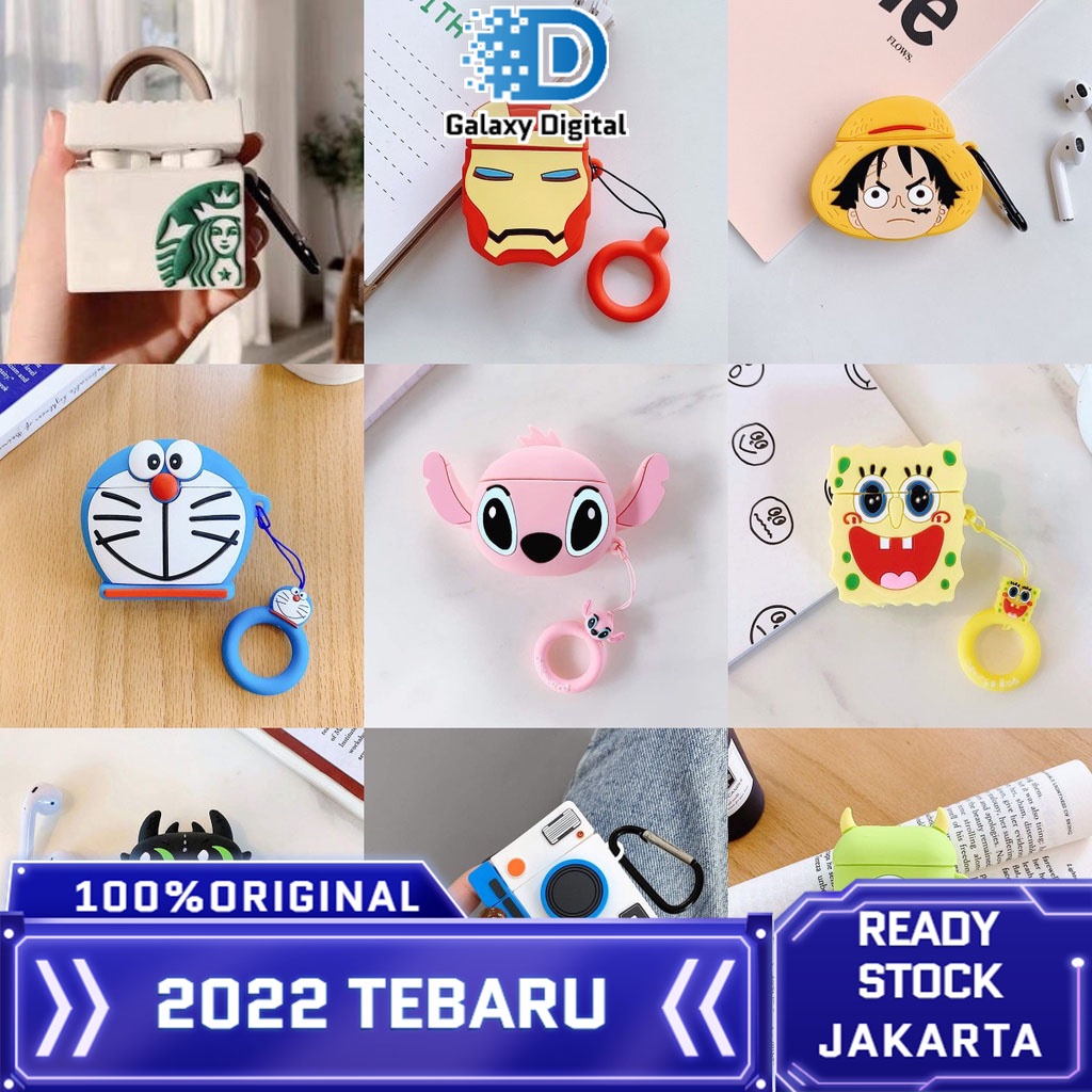 Case Airbuds Robot TWS Wireless Earphone Airbuds T50 case/T30 case Motif 3D Cartoon Silicone Case