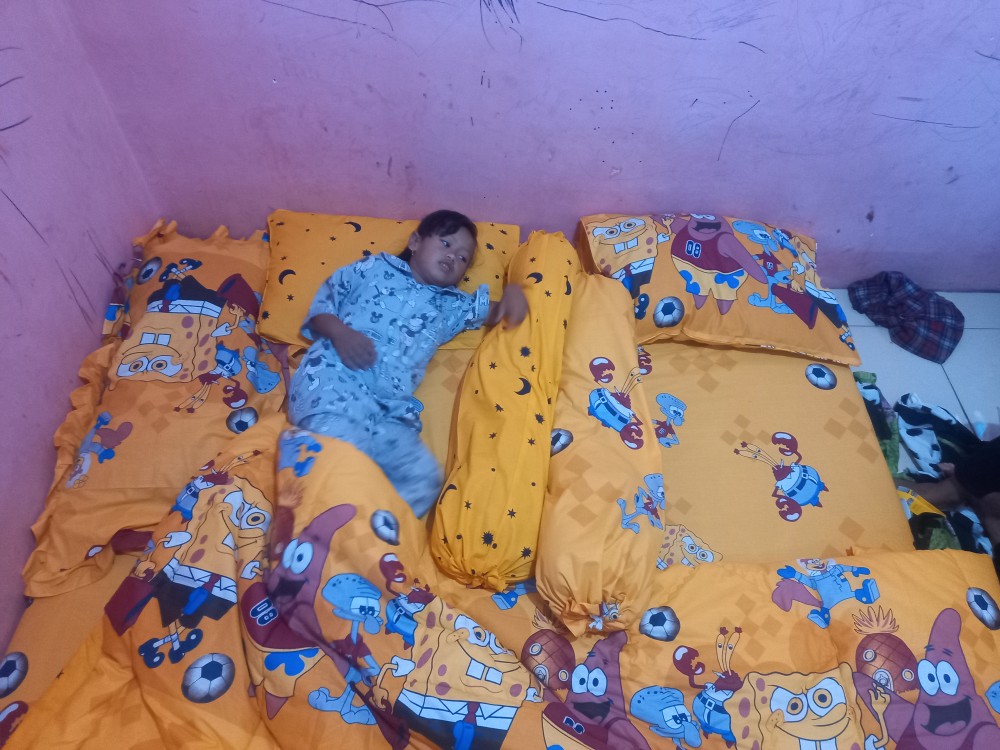 Set Sprei+bedcover Katun Premium Anti Geser Custom Size Homemade