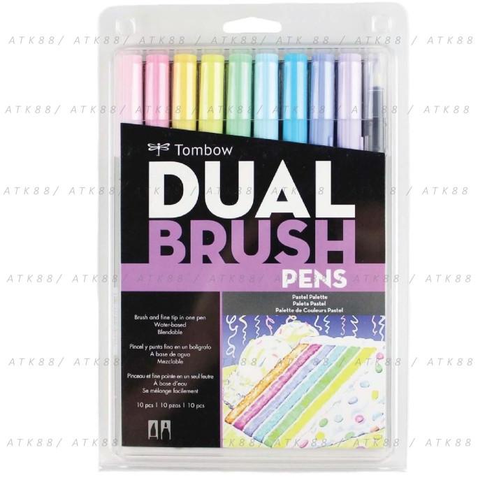 

Tombow Dual Brush Pen Set 10 Colors - Pastel Palette