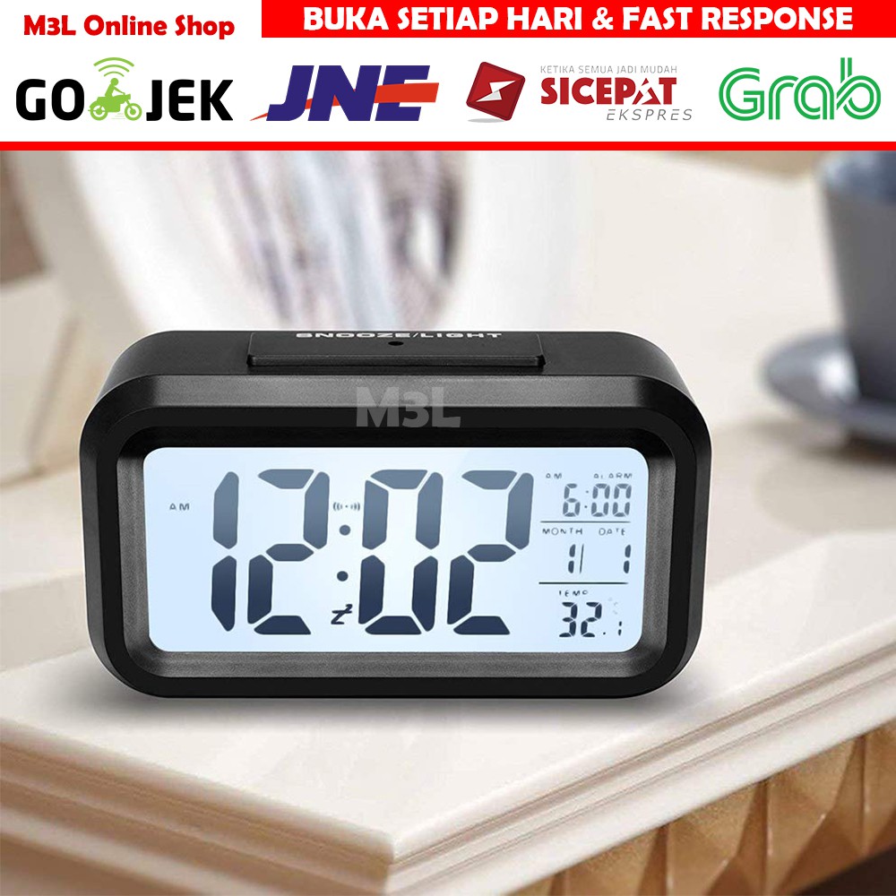 Jam Meja Digital / Jam Weker Pintar / Digital Smart Alarm Clock