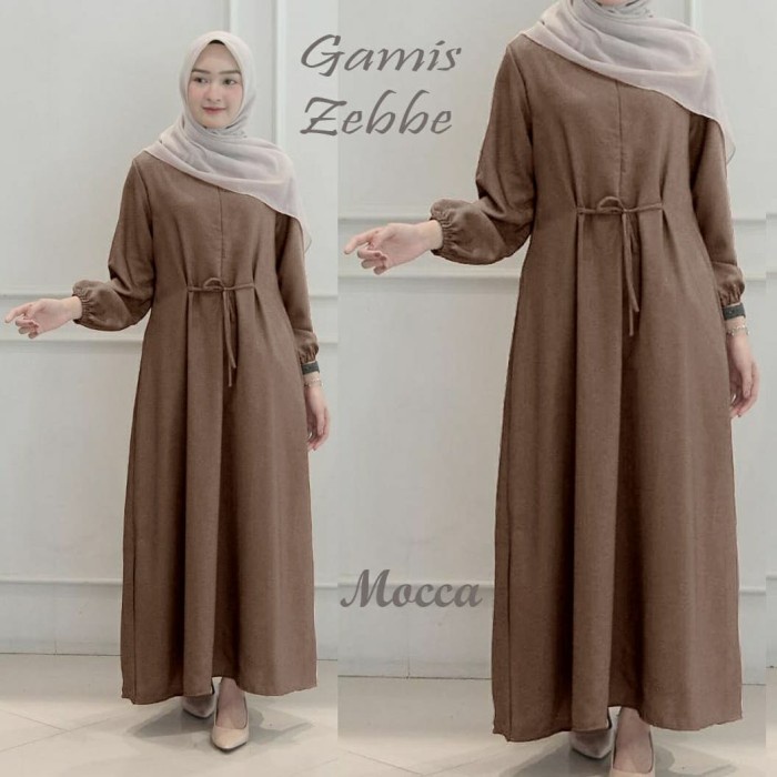 Sabina Baju Gamis Brukat Tile/ Gamis Brukat Maxi/Gamis Muslim Brukat/Gamis Perempuan Remaja Dewasa F