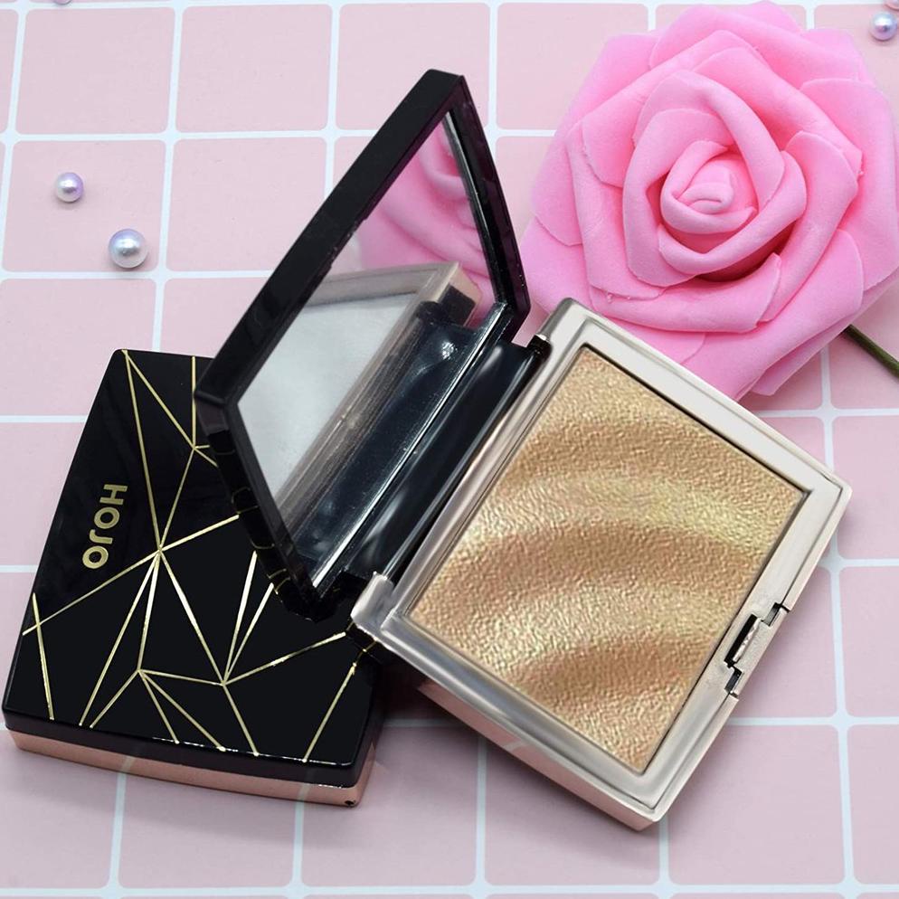 Jual Barang Bagus HOJO Highlighter Pallette Waterproof Glitter Highlighter & BRONZER Original