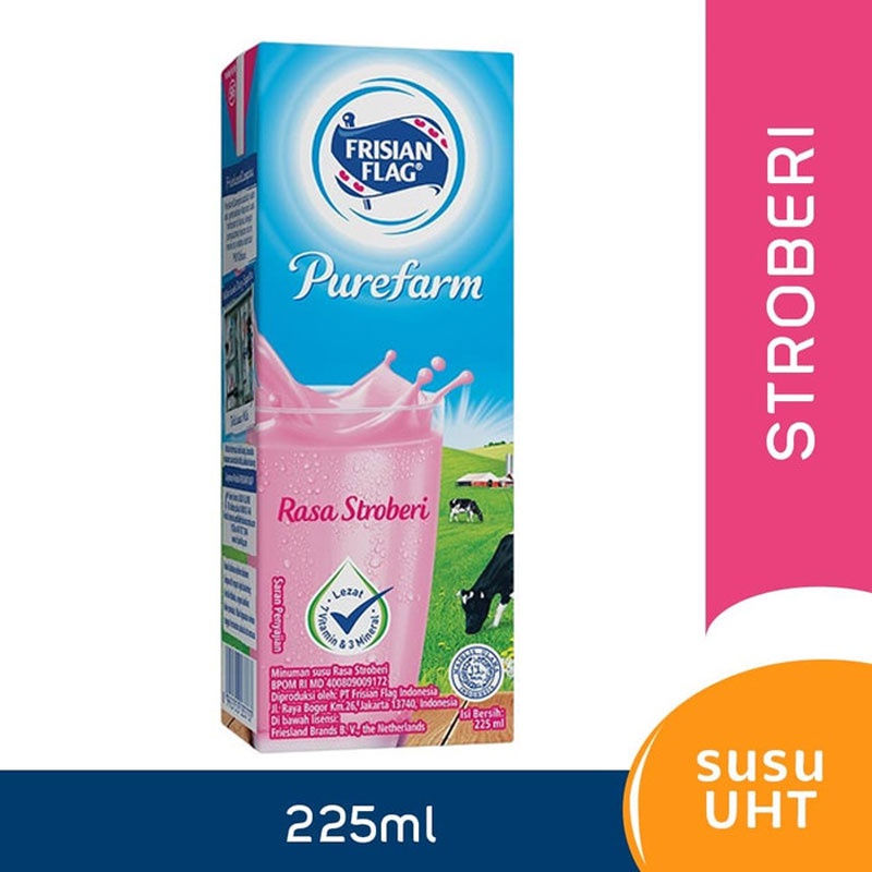 

FRISIAN FLAG UHT Purefarm Strawberry 225ml