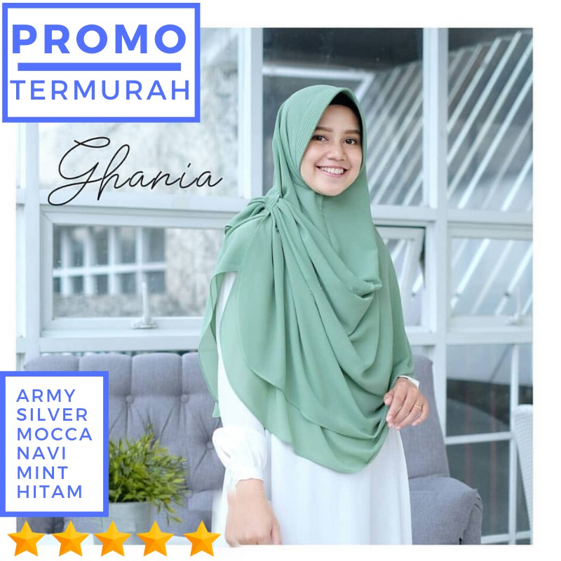 GHANIA  DIAMOND / KHIMAR GHANIA / HIJAB CANTIK / HIJAB INSTAN