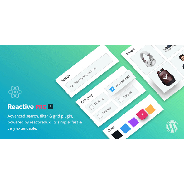 Reactive Search Pro  - Search Filter Map & Grid