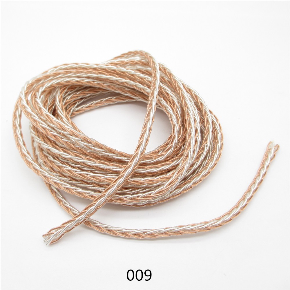 Earbuds Cable wire 8 Cores Kabel Earphone Headphone Upgrade Diy