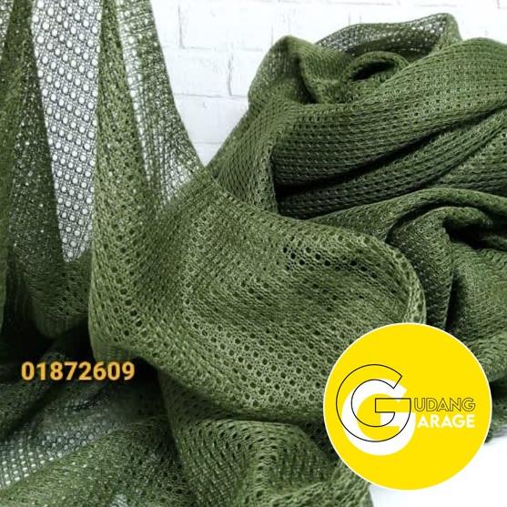 [KODE BARANG V7901] Kain Mesh Jala jaring furing import halus ( jala lapis mini )