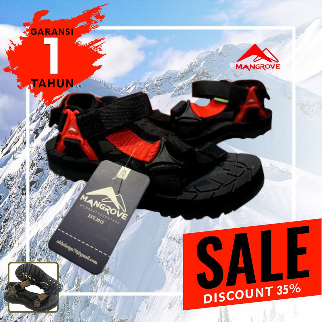 SANDAL GUNUNG PRIA WANITA ORIGINAL MANGROVE JUNGLE ADVENTURE TRACKER