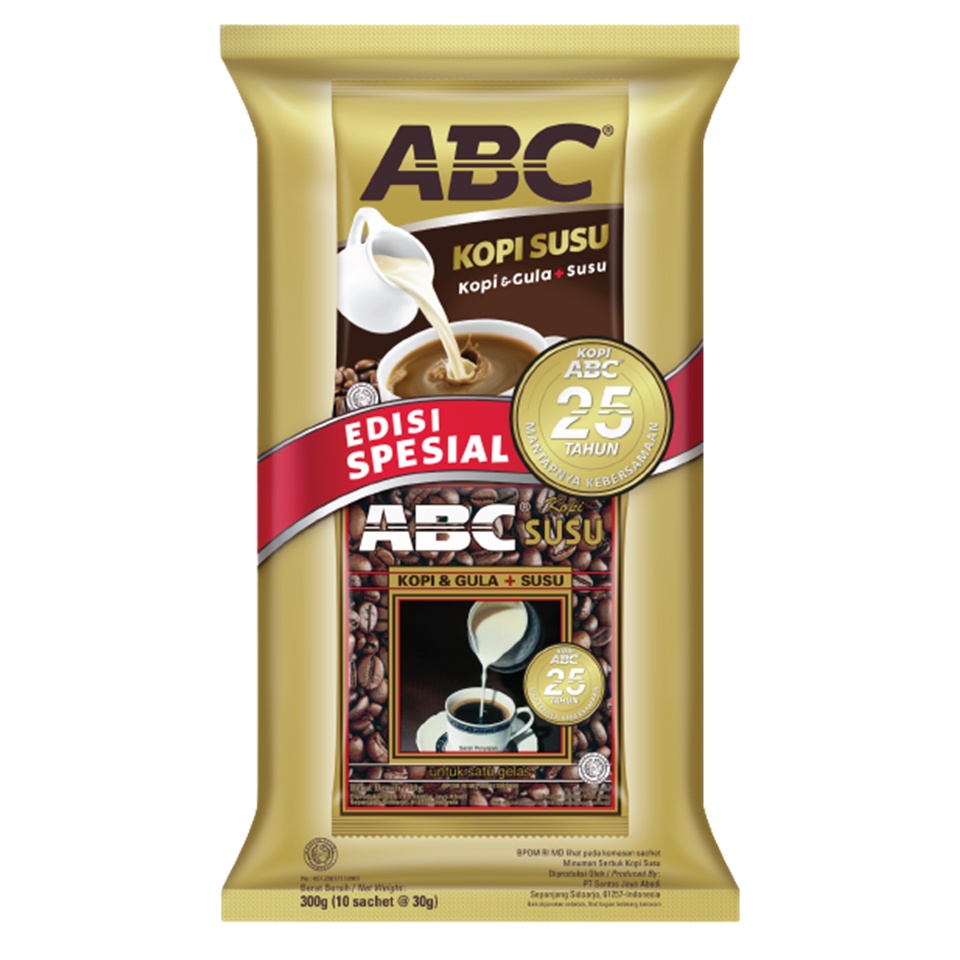 

KOPI SUSU | KOPI SUSU ABC 10X30G 1 PACK | KOPI ABC