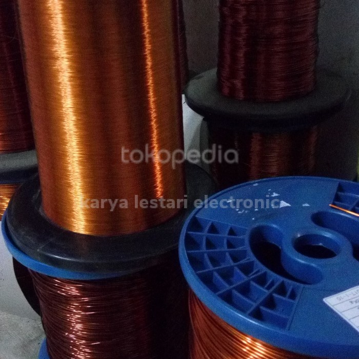 KAWAT EMAIL 0,23mm ; 0,25mm ; 0,28mm , TEMBAGA MALAYSIA (PER 0,5KG )