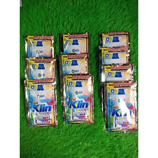 soklin liquid sachet ecer