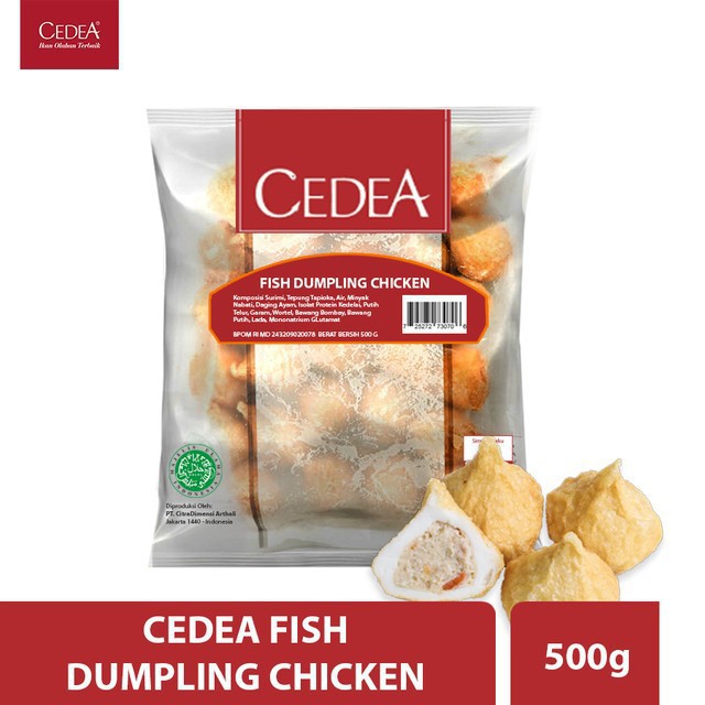 

Cedea Fish Dumpling Chicken 500 Gram Frozen Food WJM Shop Makassar