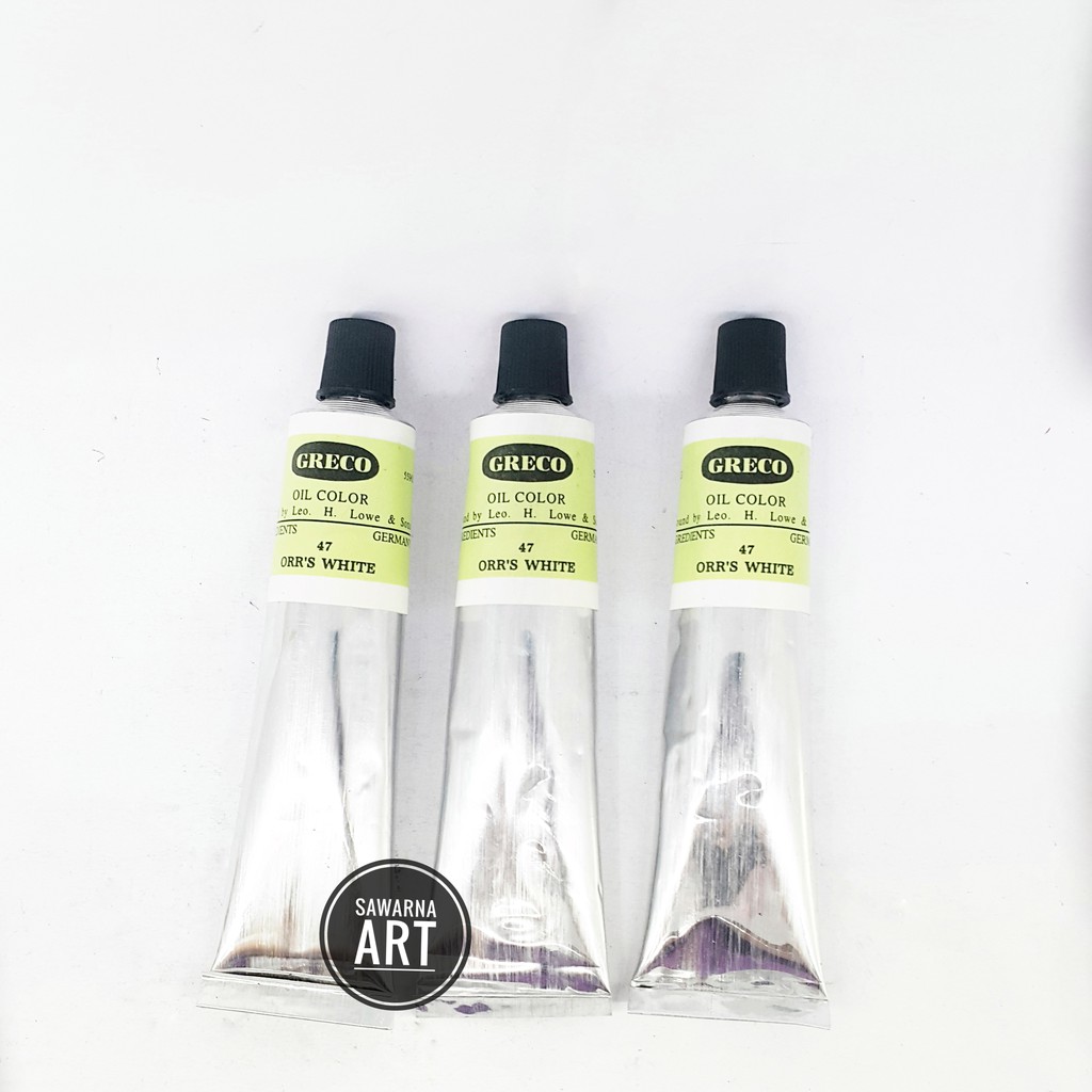 

Cat Minyak Greco / Greco Oil Colour Orr's White No 47