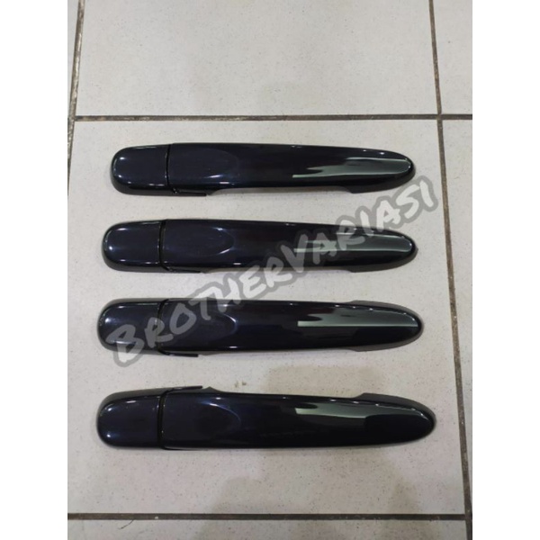 Handle Cover Pegangan Pintu Grand All New Avanza 2015 Hitam Glossy