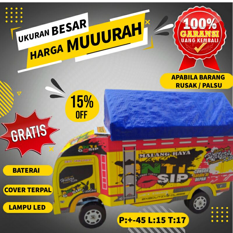 Kado Ulang Tahun Mainan Anak Laki-Laki Mobil Mobilan Model Miniatur Truk Oleng Jumbo Variasi Full La