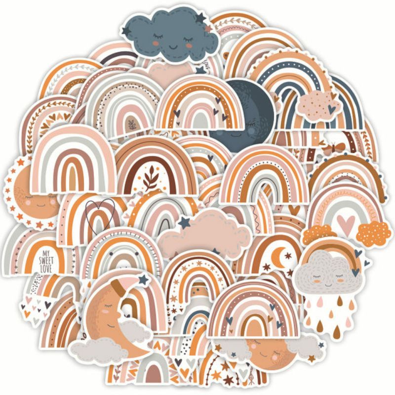 

STIKER PACK PELANGI STYLE 260014- STIKER AESTHETIC KEREN IMUT LAPTOP, AKSESORIS HP, MOTIF, HELM, TUMBLER, KOPER, KULKAS