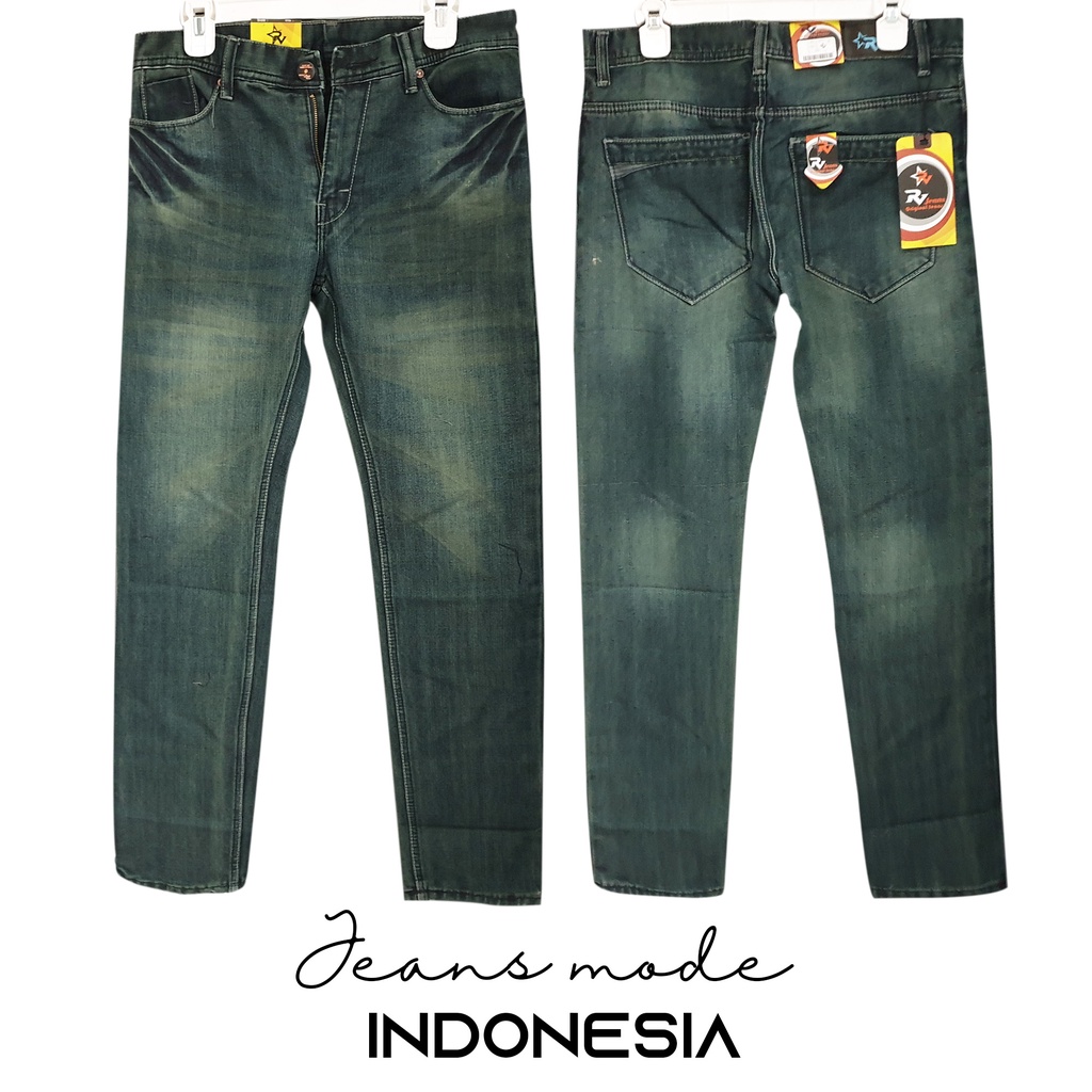 Jeans panjang pria slim original non streach tidak melar quality premium jeans wisker jeans jeans