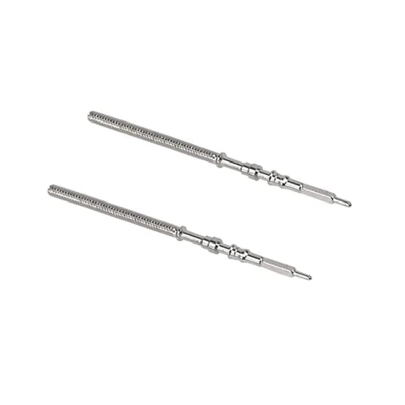 2PCS Watch Winding Stem Replacement Wrist Watch Parts Accessories Used for NH35 NH36 Movement Movement Repair Tool Parts