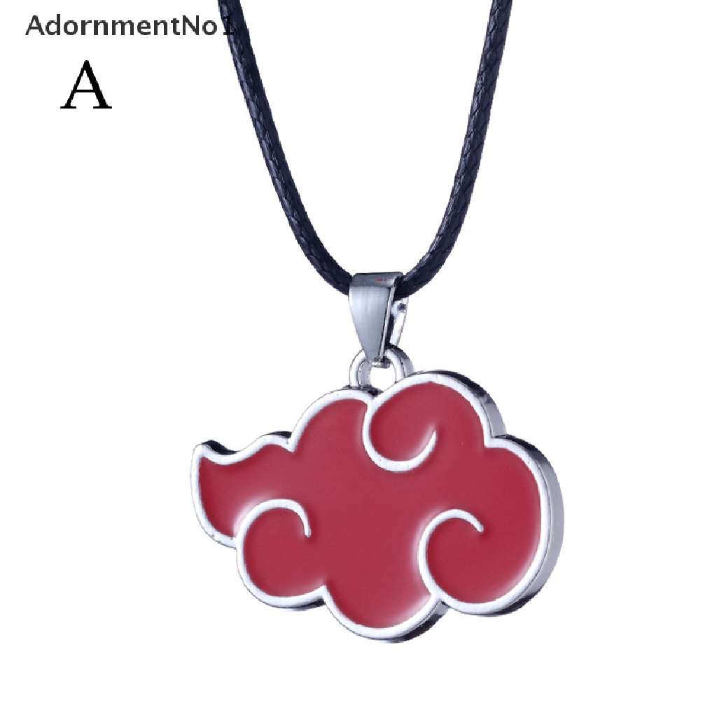 (AdornmentNo1) Kalung Rantai Dengan Liontin Bentuk Kartun Anime Jepang Akatsuki Untuk Unisex