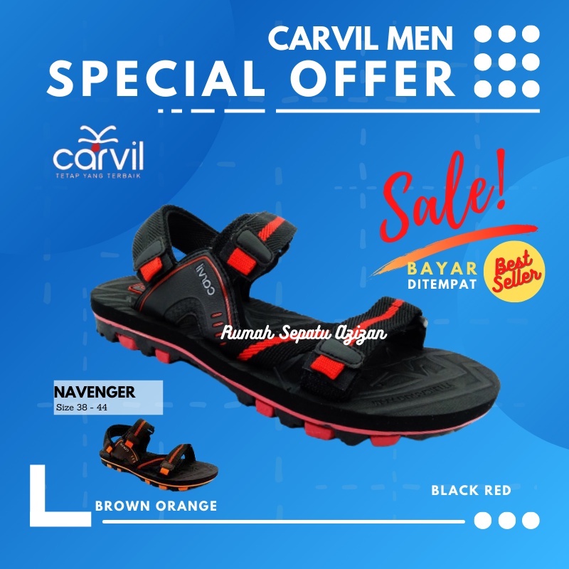 Sandal Gunung Pria Carvil  | Carvil Wijaya-GM | ORIGINAL