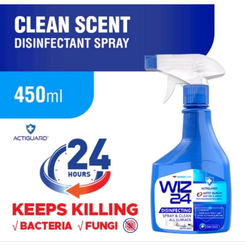 WIZ 24 Disinfectant Spray 450ml