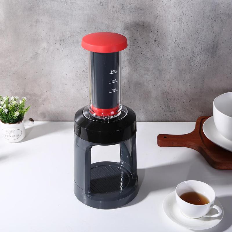 K-cup Manual Coffee Maker Capsule Filter Coffee Pot Espresso Hand Press Percolator Coffee Machine