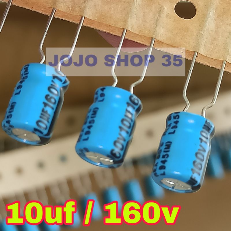 ELCO 10UF 160V CAPASITOR KAPASITOR ELKO ELCO 10UF/160V BAGUS elco 10uf 160v