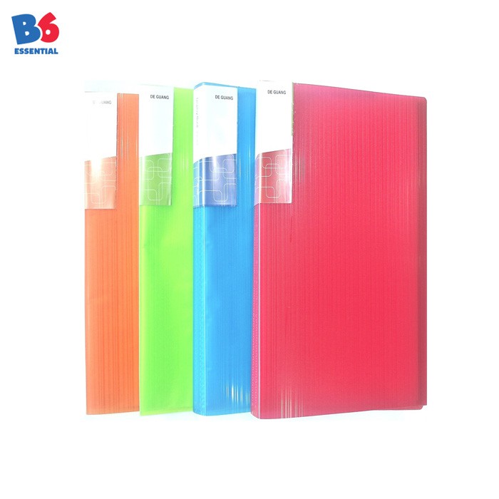 

Clear Holder A4 40 Lembar File Folder | Merah, Biru, Hijau, Orange
