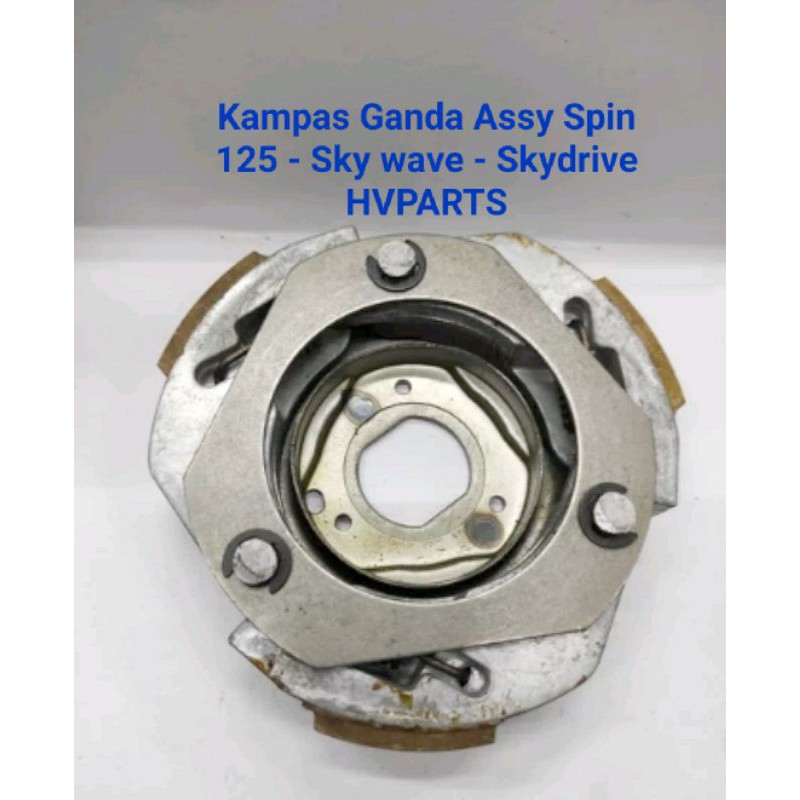 Kampas Kanvas Ganda Assy Spin 125 - Sky wave - Skydrive A