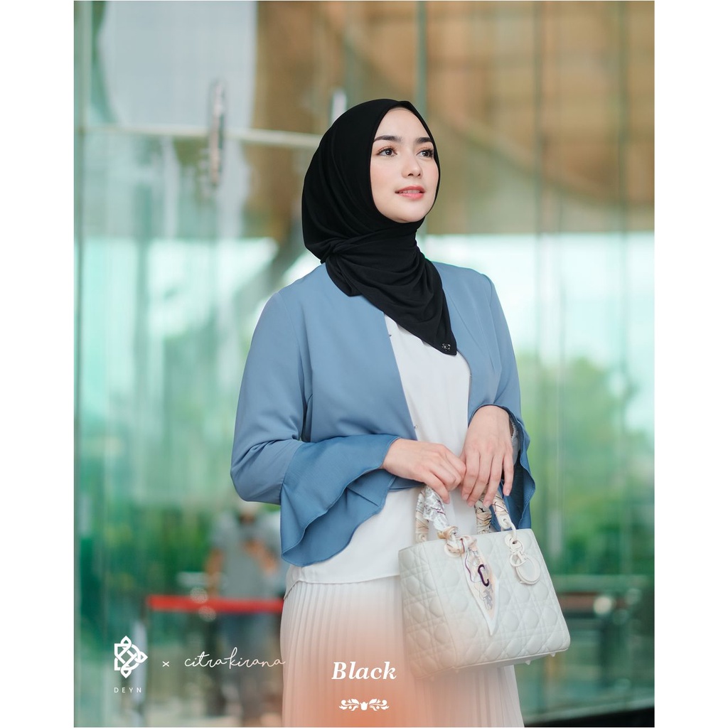 Kirana instant scarf by deyn scarf-Black