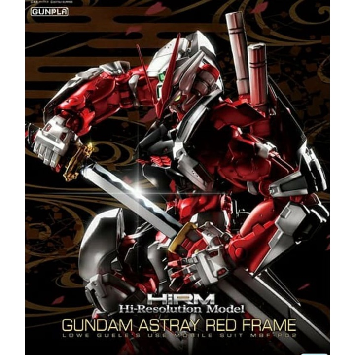 Gundam Astray Red Frame , Bandai HiRM High resolution Hi res 1/100