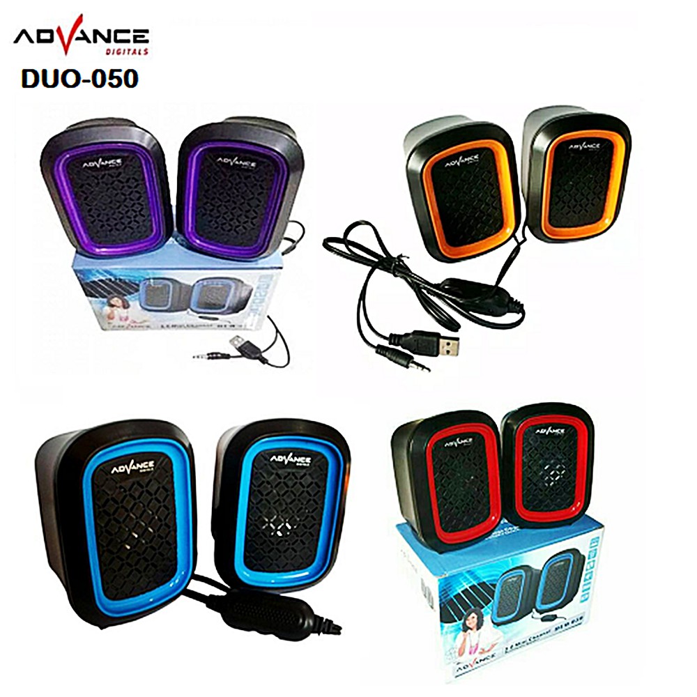 SPEAKER ADVANCE DUO-050 MULTIMEDIA SALON AKTIF 2.0 MINI CHANNEL
