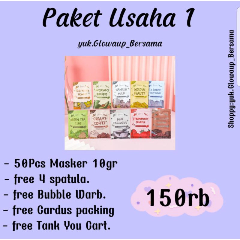 Paket Usaha Masker Lea Gloria
