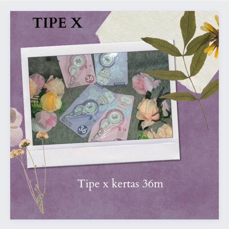 

stipo/tipe X kertas