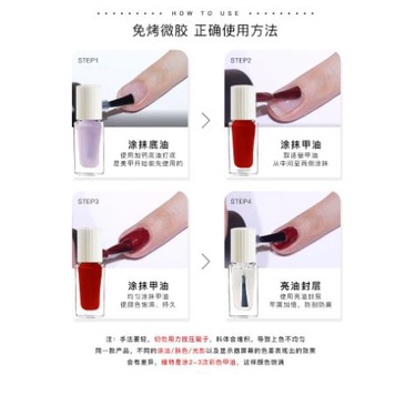 Kutek Nail Polish Korea 3 in 1 / Kutek Set 3 Warna Tahan Lama 398