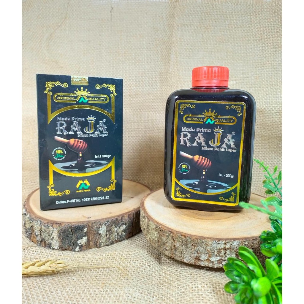 MADU PRIMA RAJA hitam pahit super isi 500 ml Menurunkan Gula Darah Meningkatkan Stamina &amp; Vitalitas