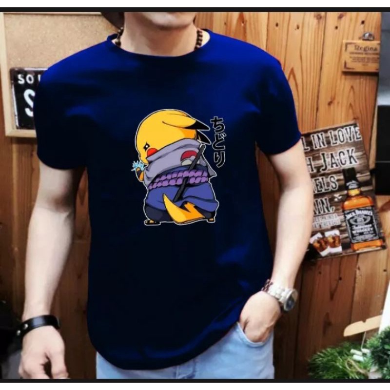 Kaos Pria Saku Pikachu