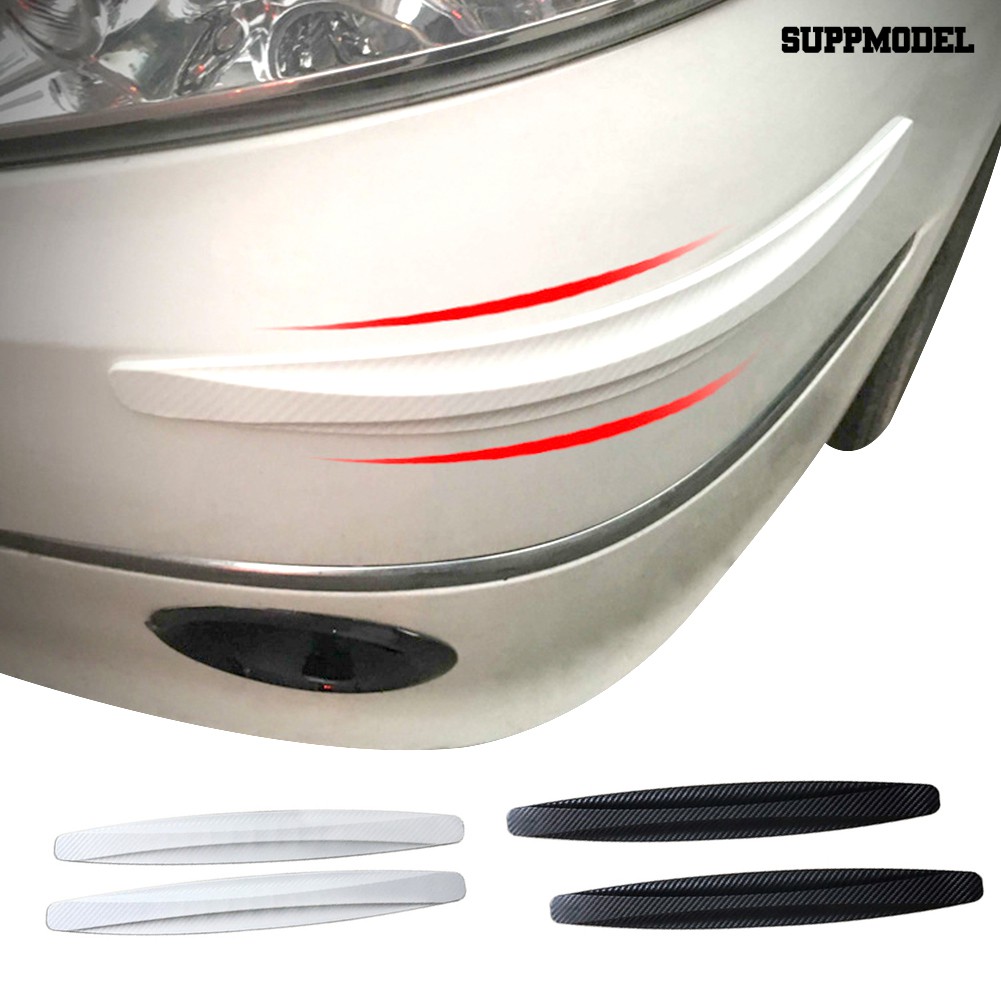 Suppmodel8 1 Pasang Strip Pelindung Bumper Depan / Belakang Mobil Anti Gores