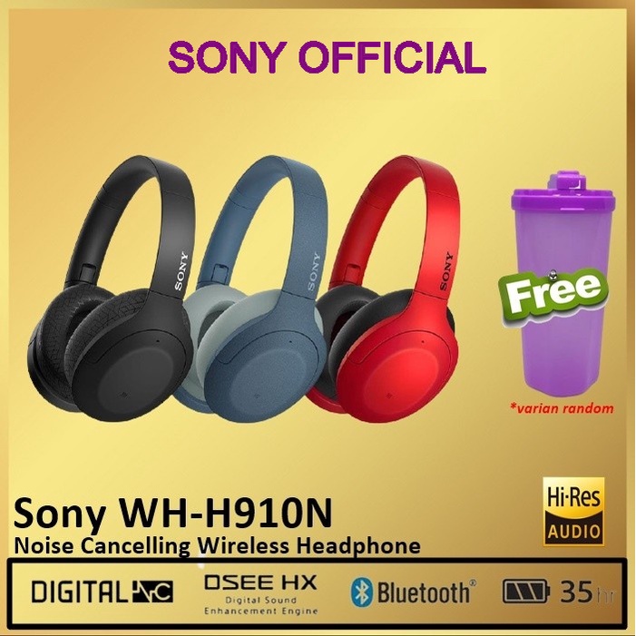 Sony WH-H910 Noise Cancelling Headphone Nirkabel WH-H910N H910