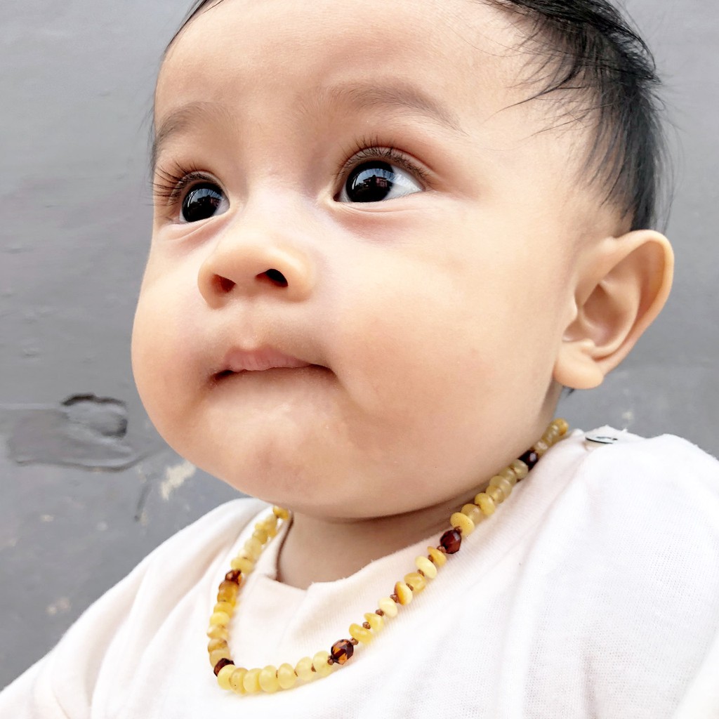 (CE167, CE160) Kalung Amber Tumbuh Gigi Bayi By Carlis Baby