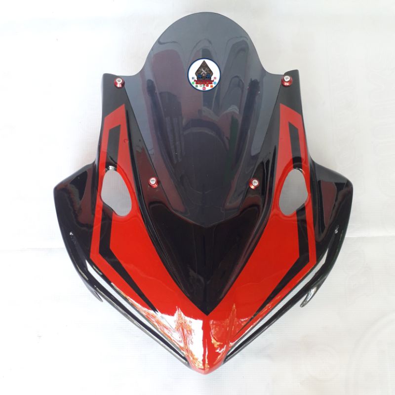Cover Headlamp Topeng Kedok Visor V4 Buat CBR150R Facelift K45G