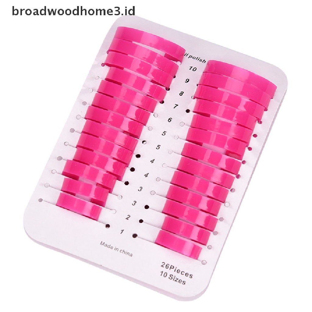 26pcs / set Cover Pelindung Jari Untuk Nail Art