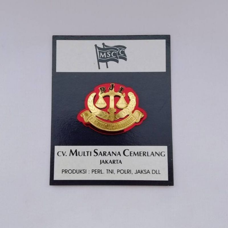 Pin PJI (Persatuan Jaksa Indonesia) Kejaksaan